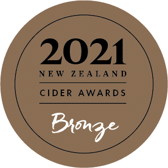 NZ Cider Awards Stickers 2021 Bronze