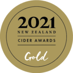 NZ Cider Awards Stickers 2021 Gold