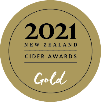 NZ Cider Awards Stickers 2021 Gold